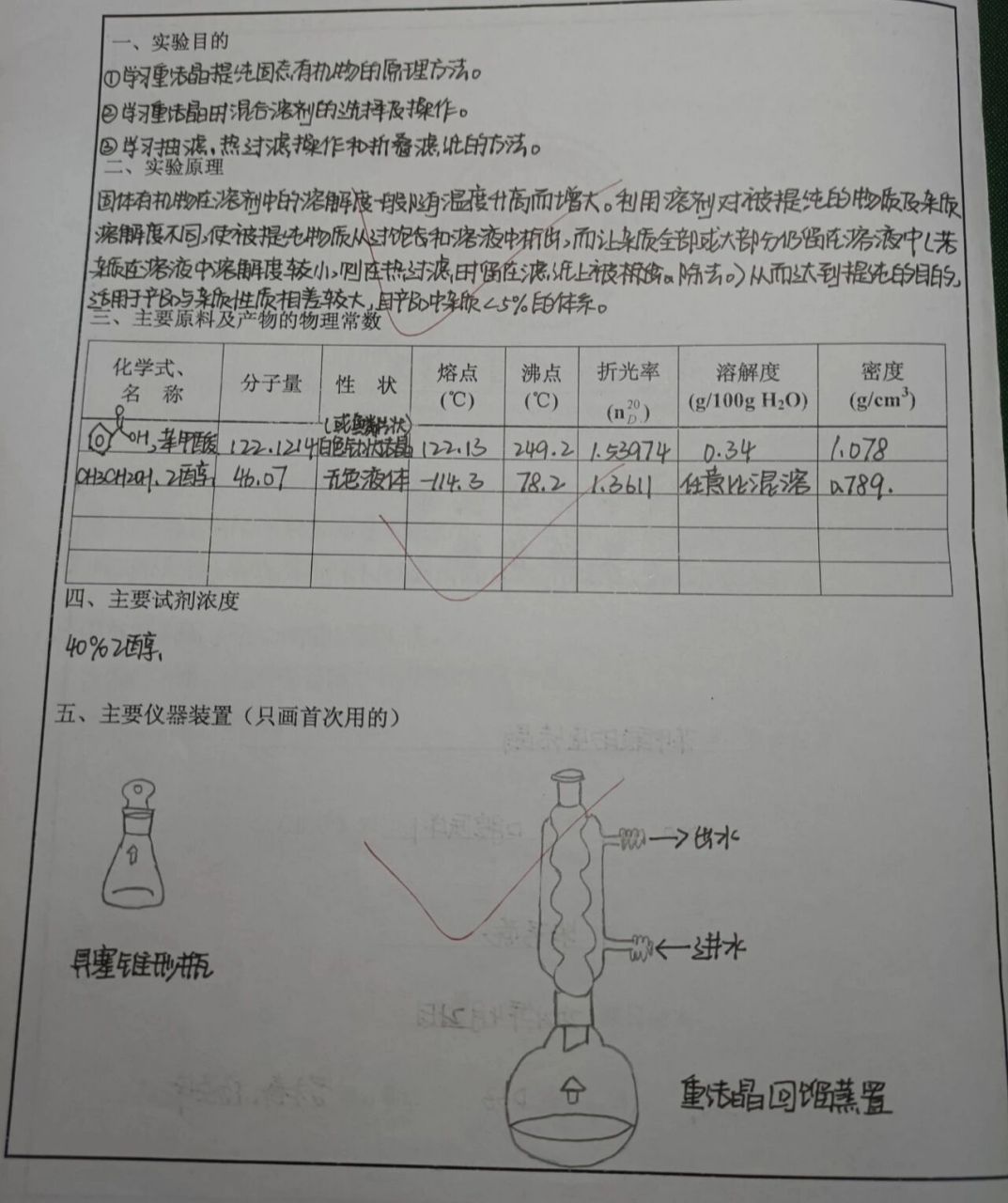 有机化学实验②|苯甲酸的重结晶 如图.