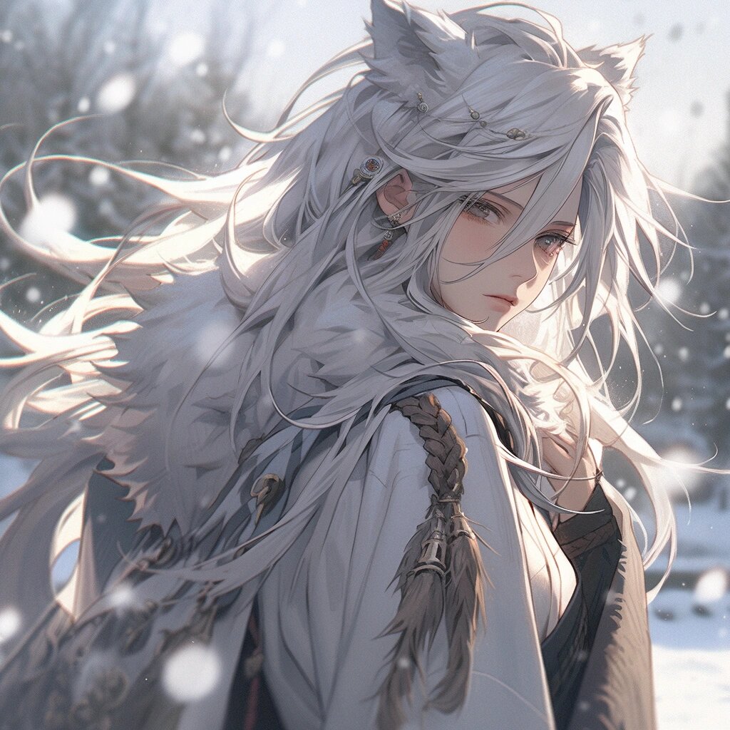【7415白狐】古风男生头像 冬天的浪漫,大概就是长街吻过千堆雪