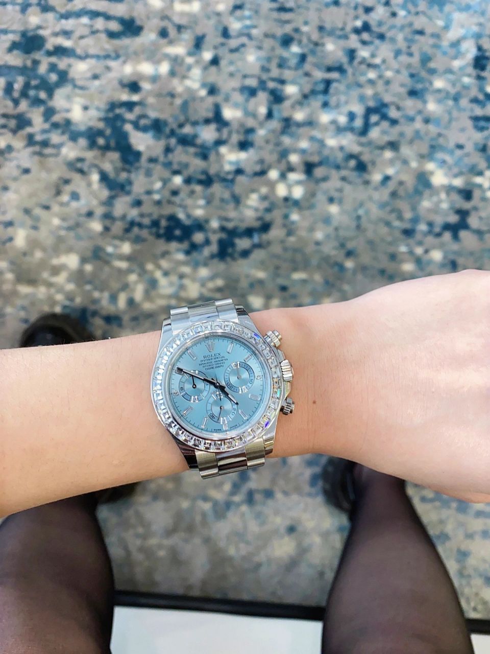 劳力士迪通拿116506冰蓝迪 加钻 劳力士迪通拿116506冰蓝迪 2018-11月