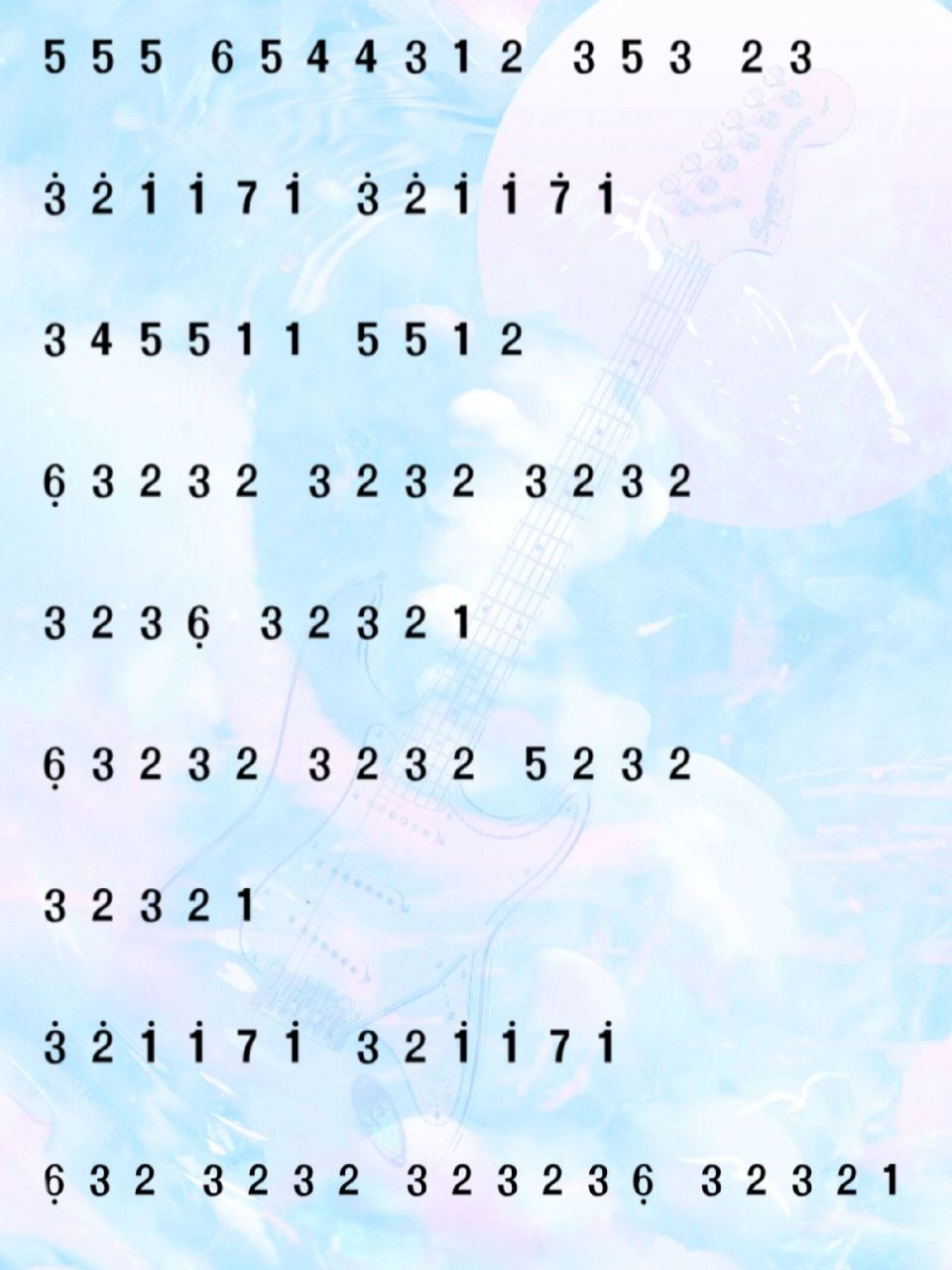 蛋仔乐谱之《fallinflower》完整 落花宝琴谱来啦!