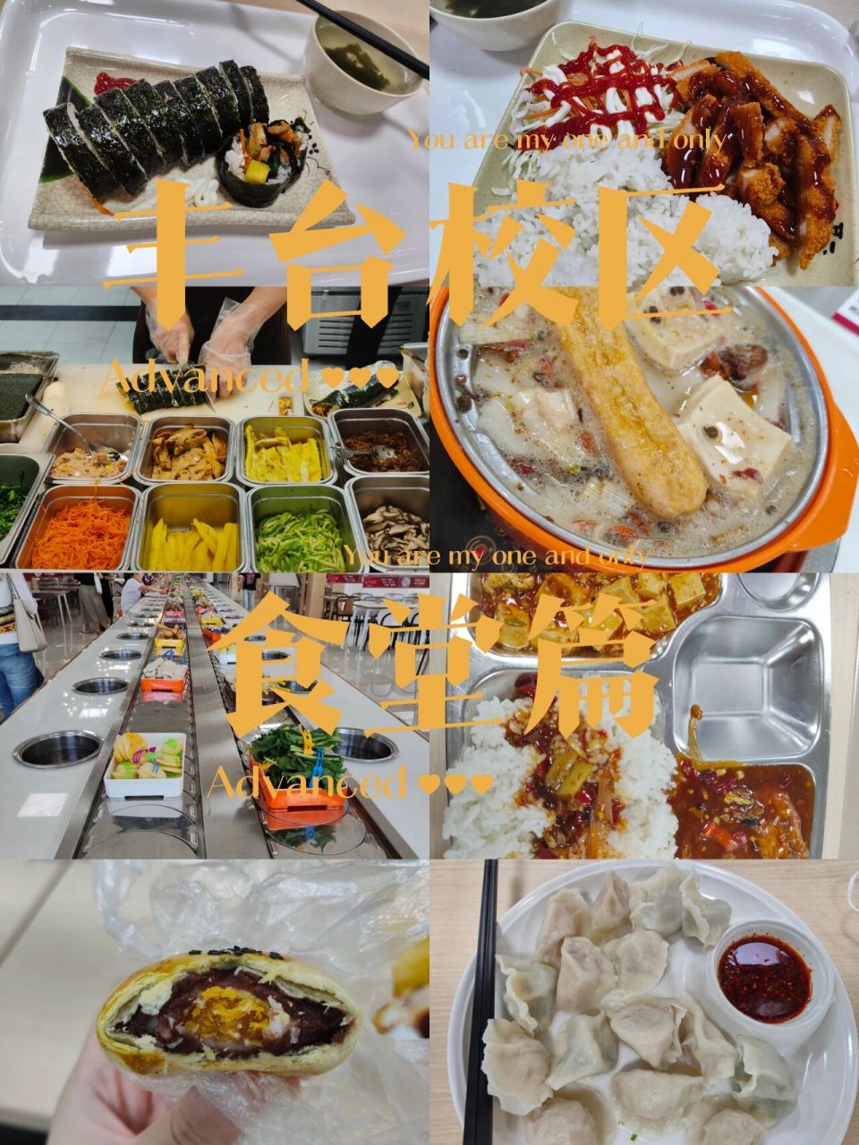 食堂饭饭合集篇--中央民族大学丰台校区 刚来学校的时候俺对食堂的