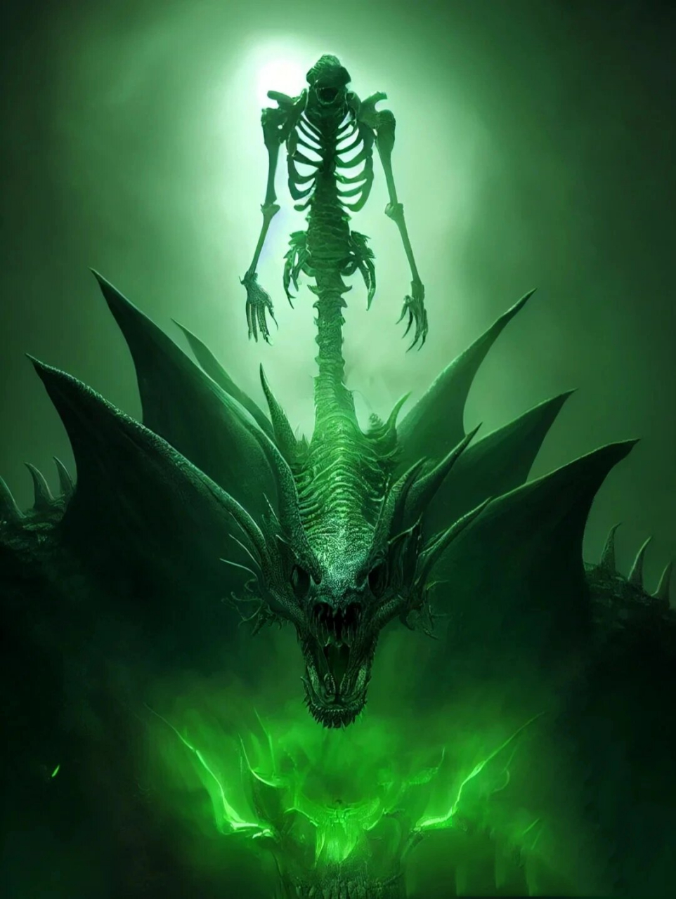 尸龙和骨龙,可当头像和壁纸