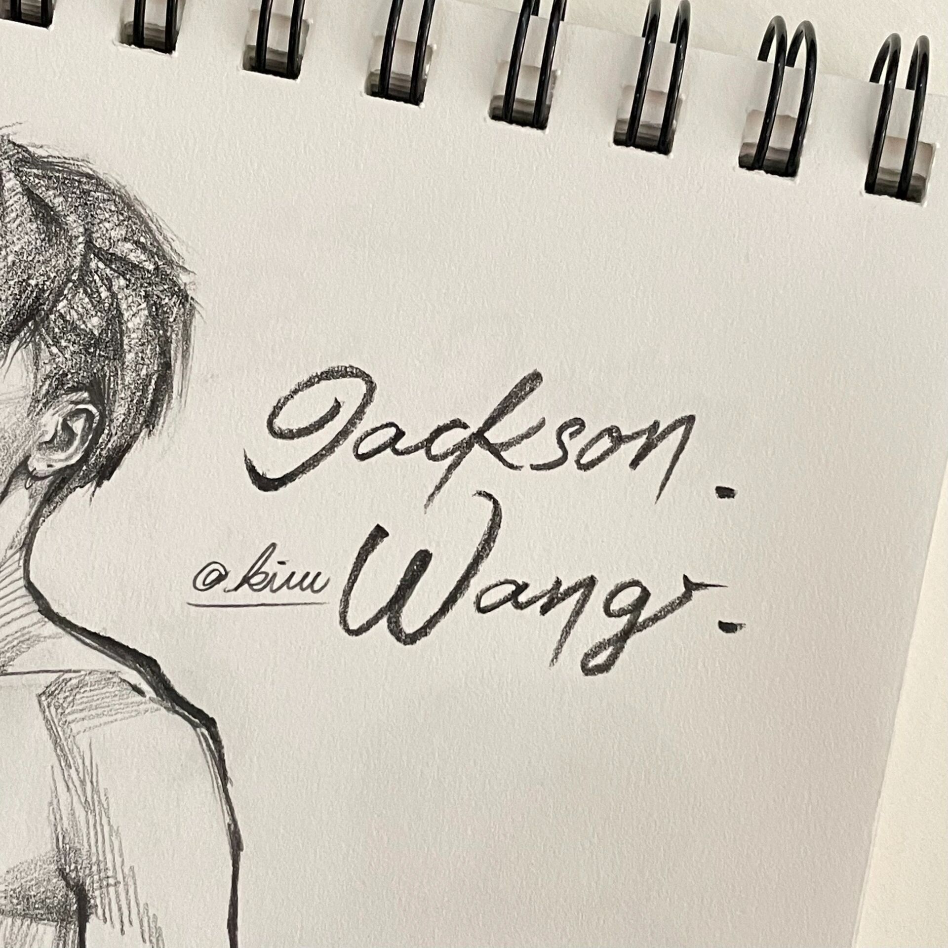 手绘头像|王嘉尔