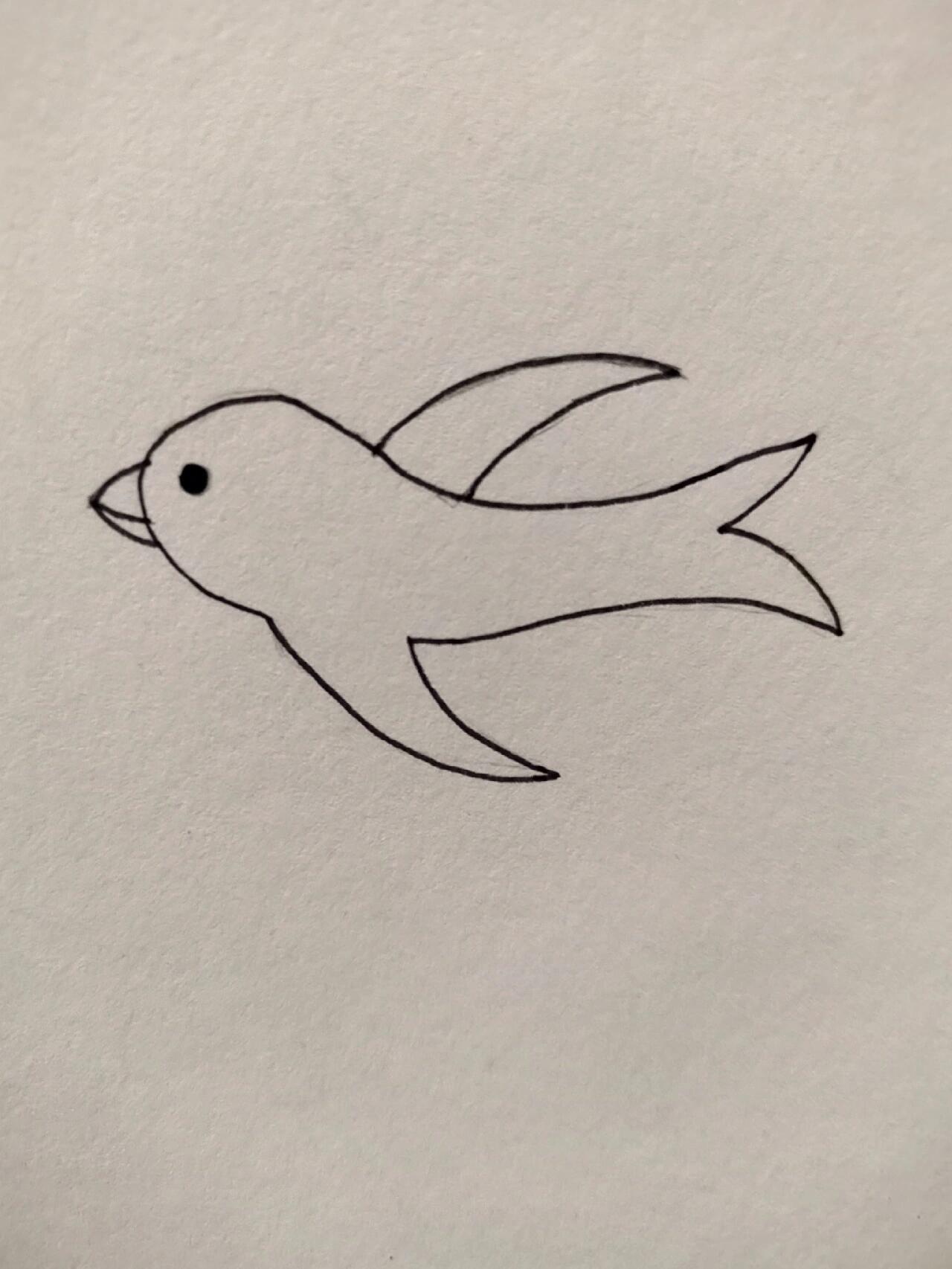 简笔画燕子