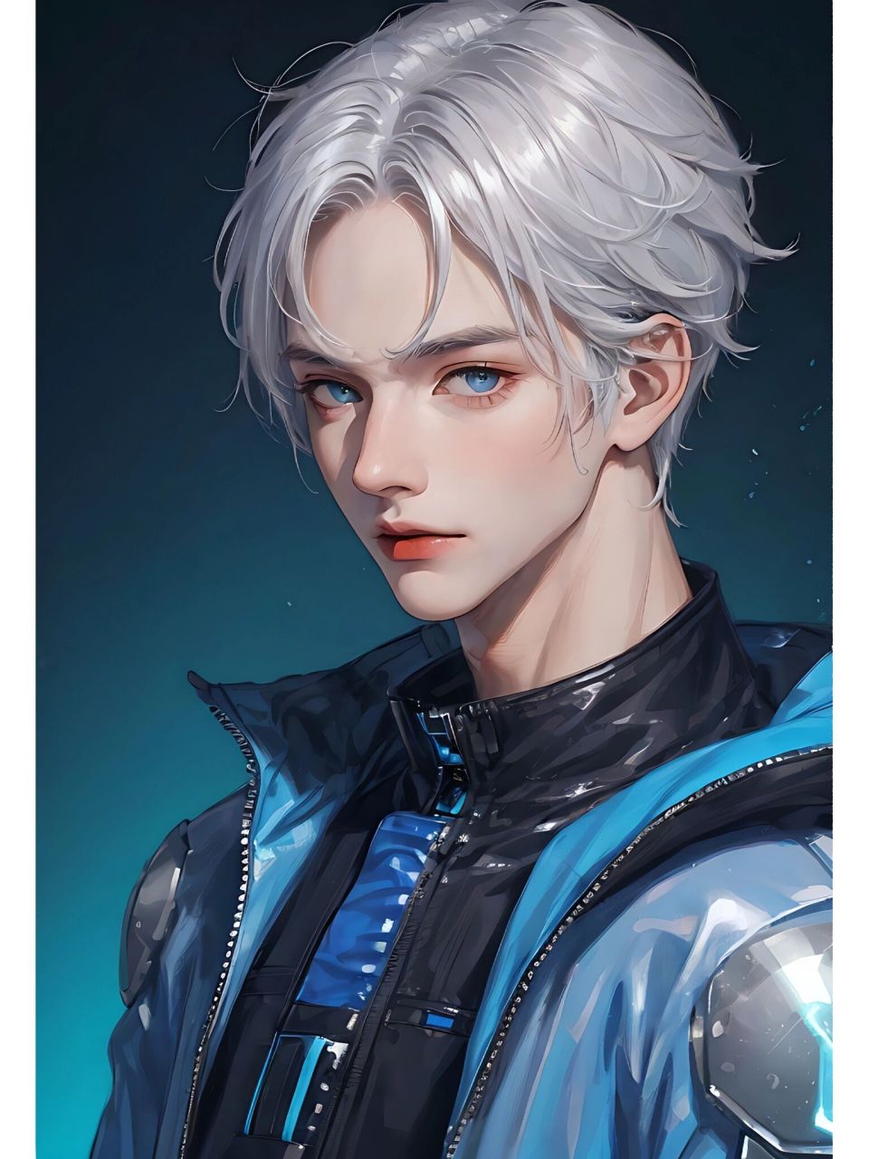 银发少年|男生头像