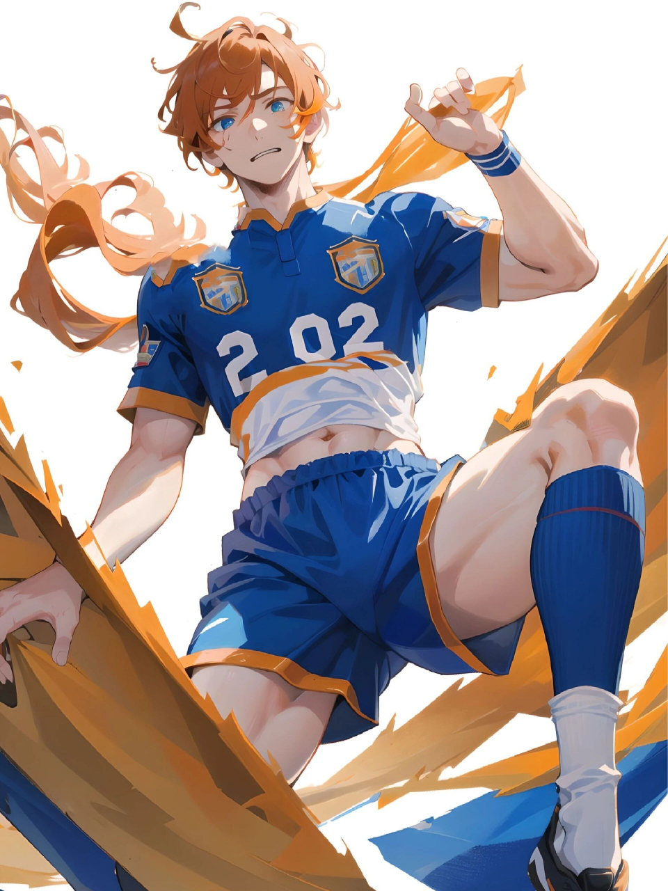 足球腹肌白袜少年第2弹丨男生壁纸               图片由mewxai生成