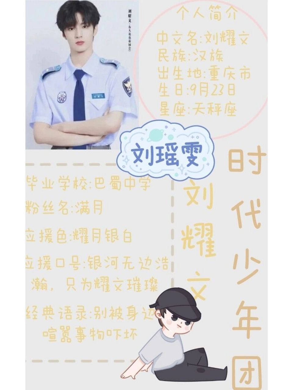 刘耀文介绍图片