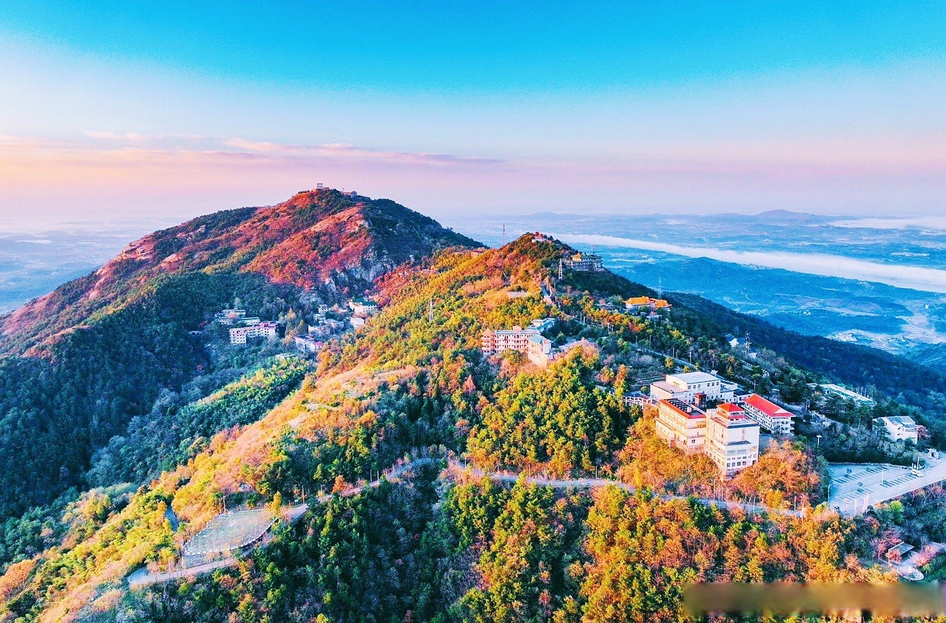 黄陂的木兰山,海拔有582.