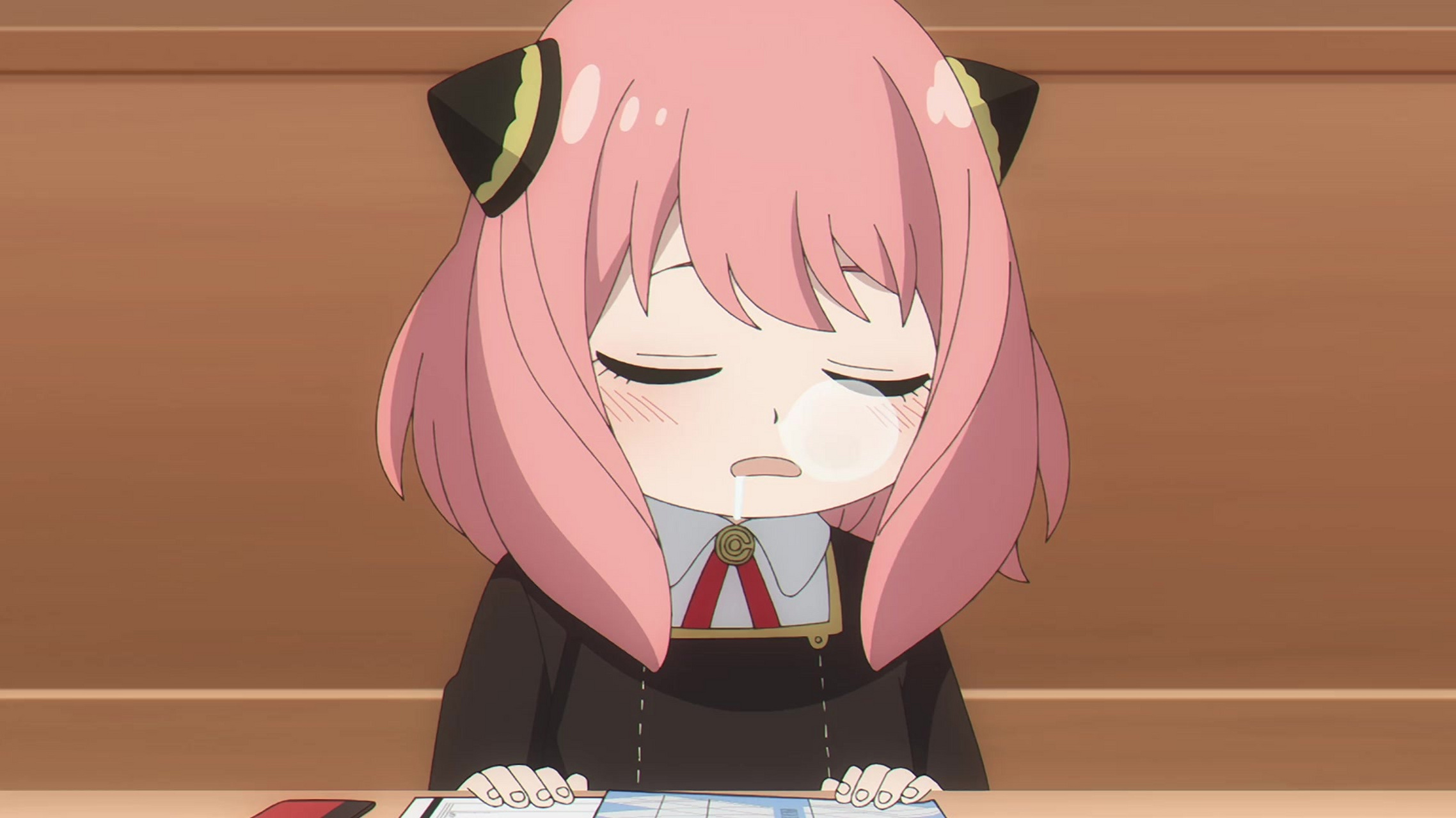 间谍过家家# 阿尼亚也有鼻涕泡的时候,笑死我了.