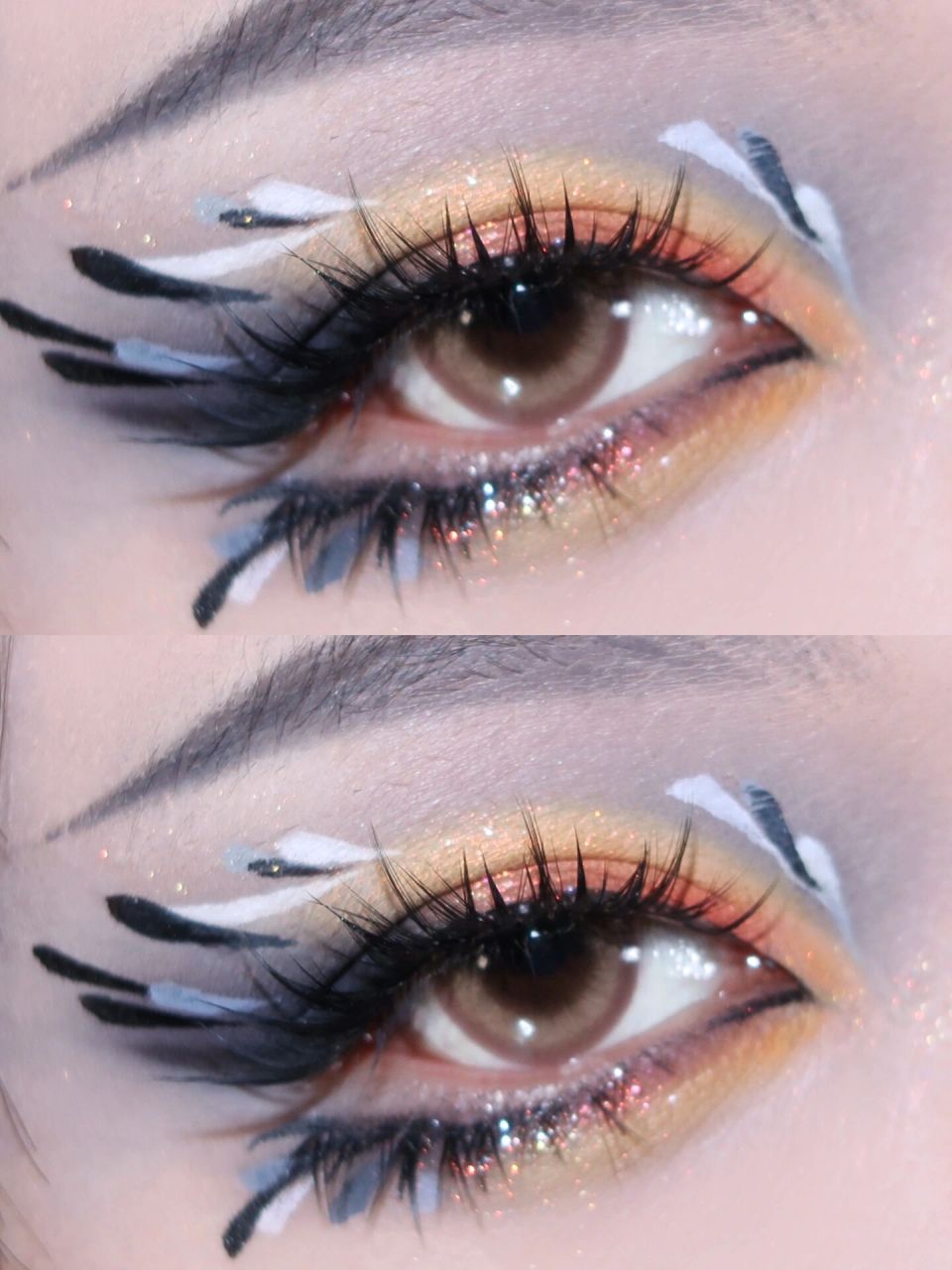 蛇鹫灵感眼妆09怎么有小鸟长得这么漂亮! 蛇鹫是鸟类中的大美女吧!