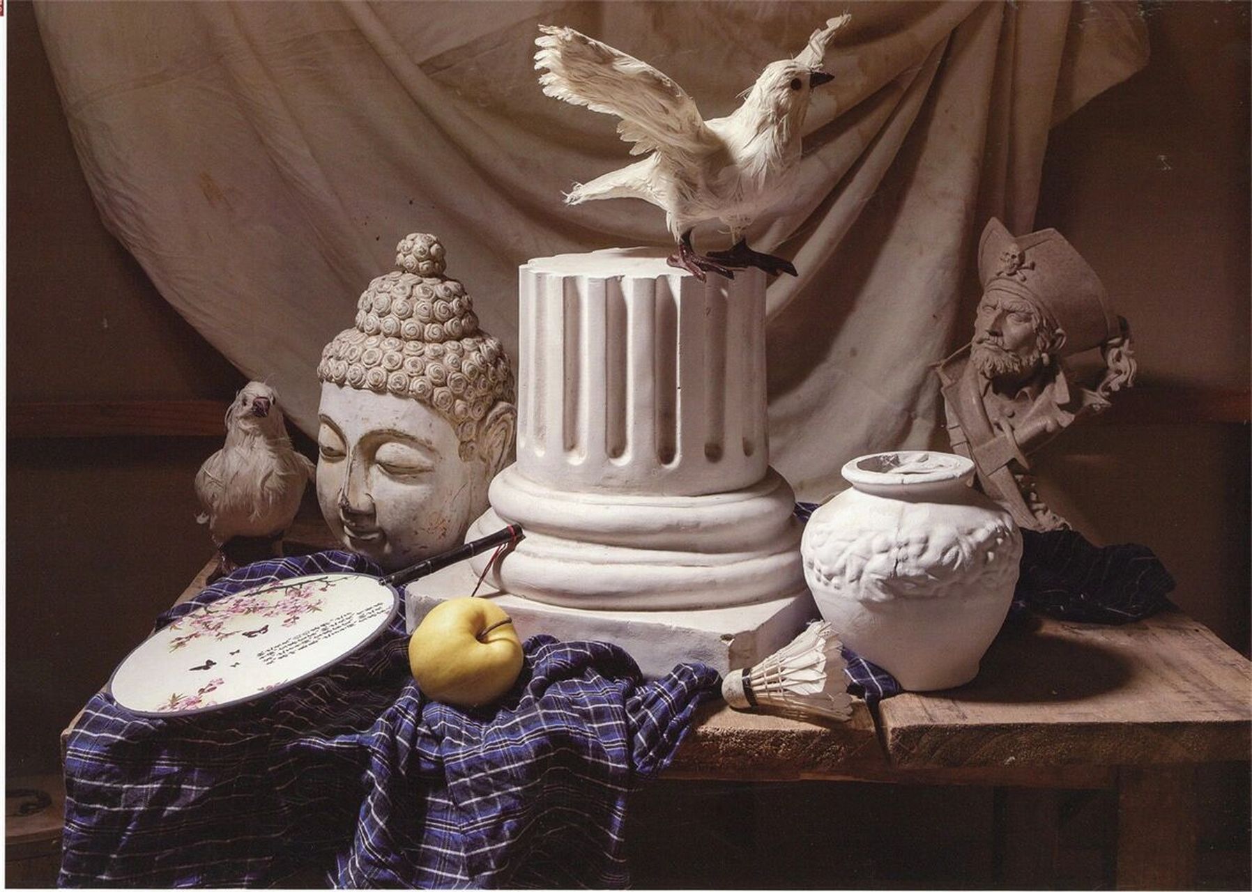 今日分享带石膏像静物组合 需要原图私信我