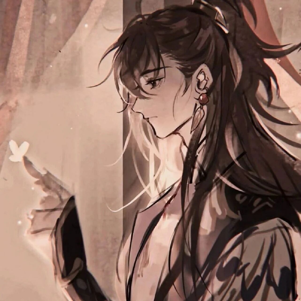 一些同风格古风男头～ 挺好看的,说不出哪种风格