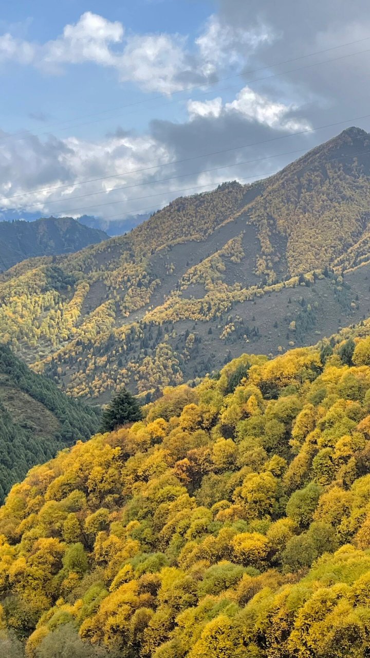 互助北山十二盘秋景图图片