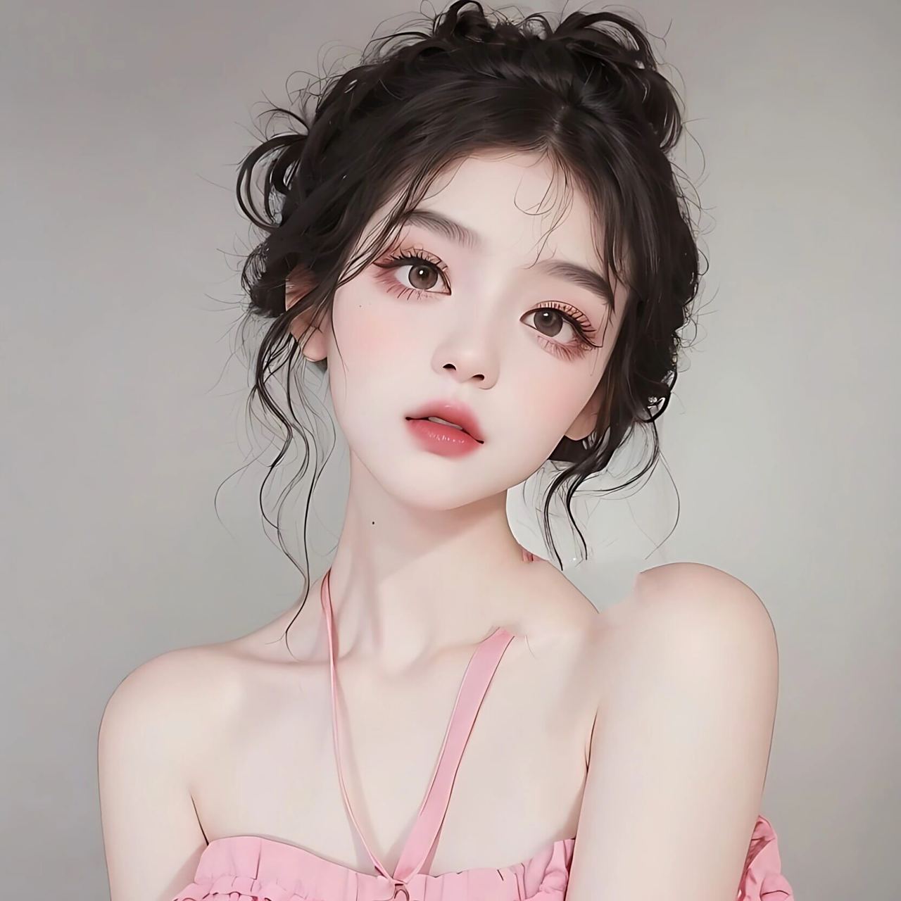 女生头像/丸子头 一切尽意 百事从欢