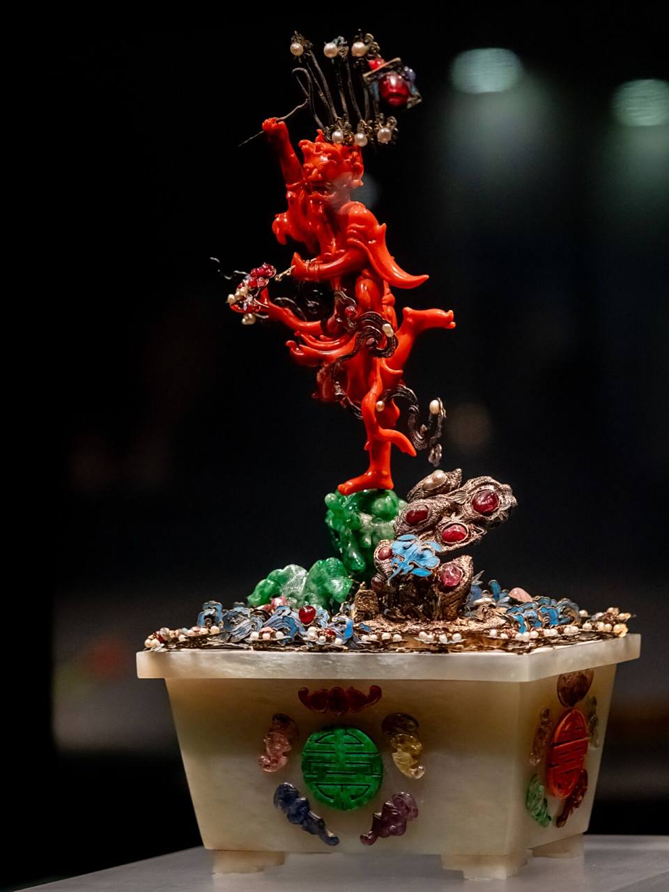 "独占鳌头"红珊瑚盆景|台北故宫 0202020202020202