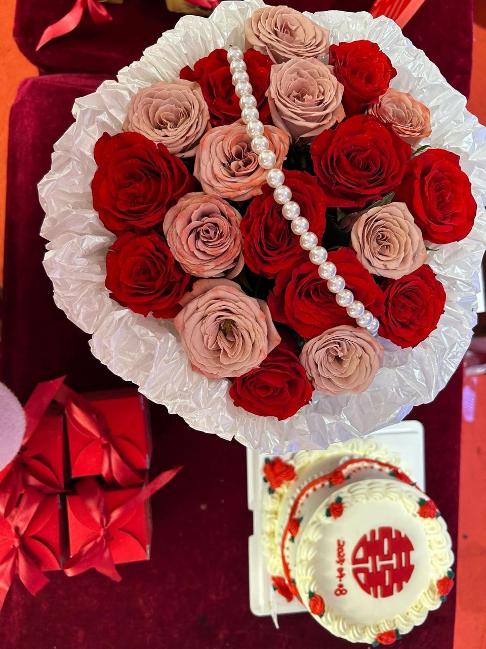 收到的那瞬间感觉,一整个爱住了. 订婚花束选这个,不会后悔哦!