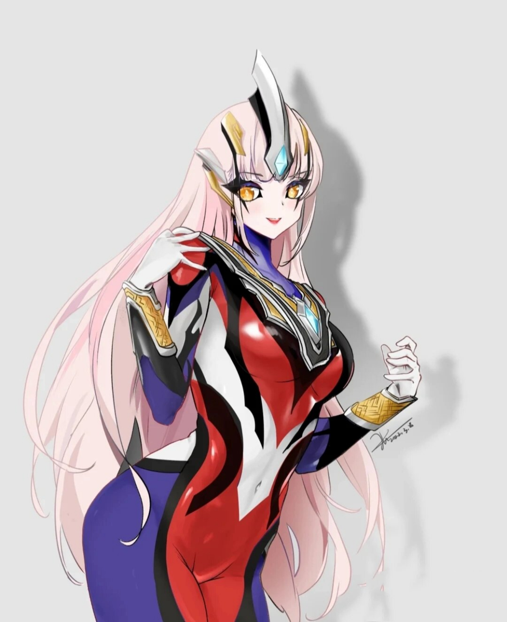 这位作者的特利迦奥特曼娘化