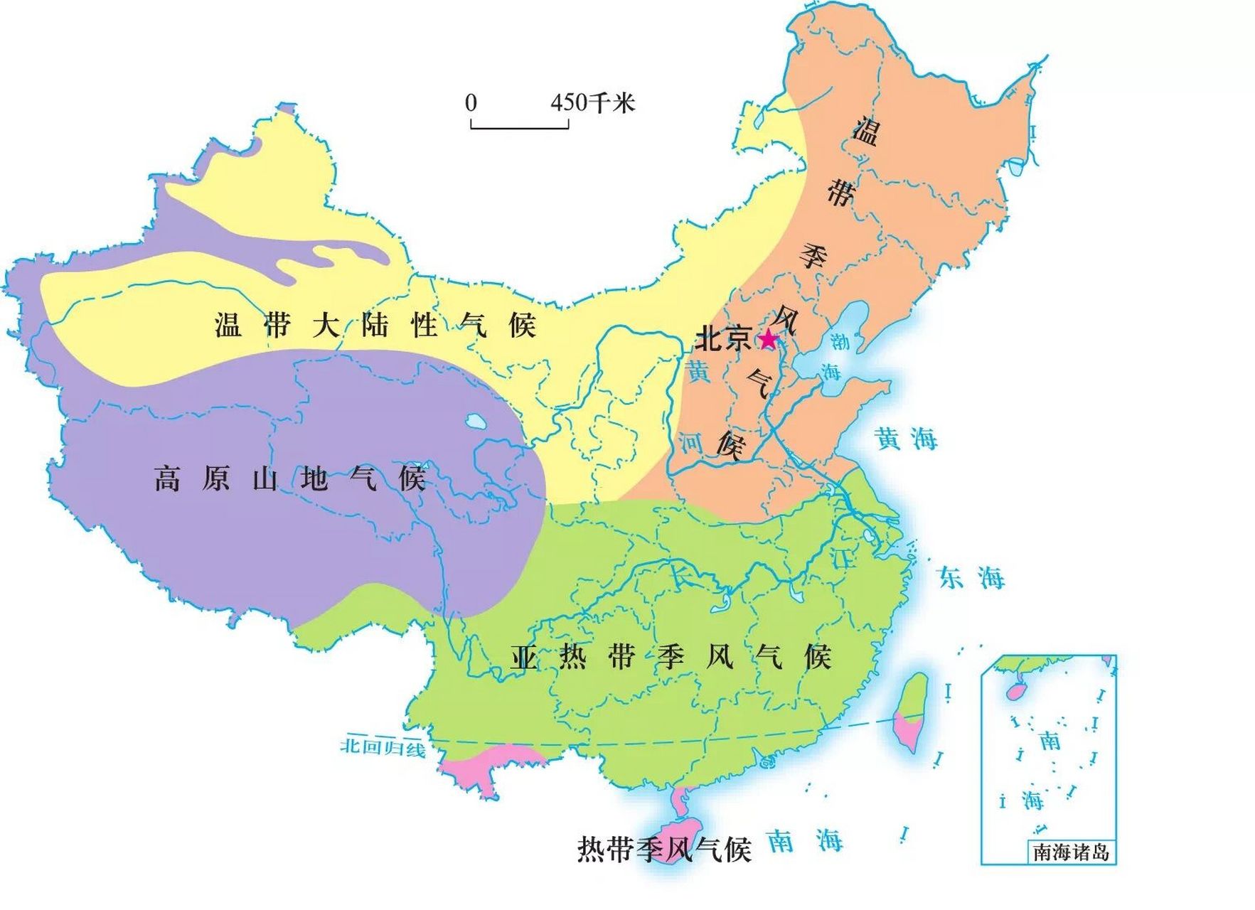 热带气候类型分布图图片