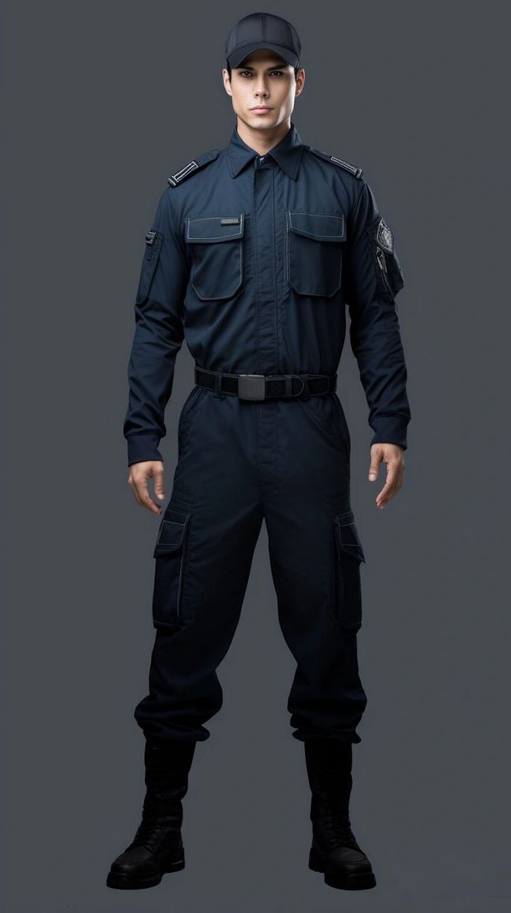 特警作战服真的很man 保安一个可以给人安全感的工作,在商场,酒店等