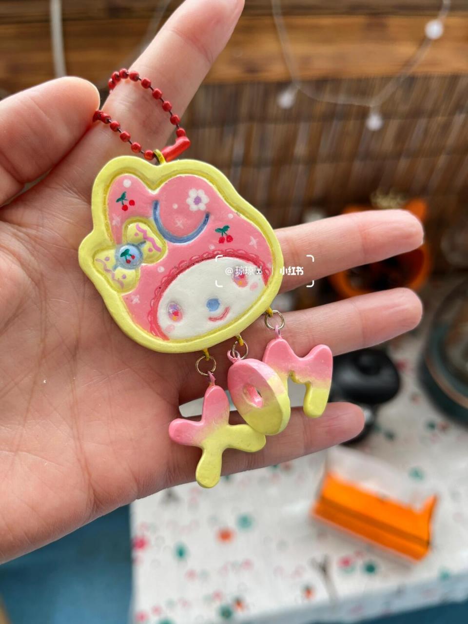 客定款#美乐蒂# #库洛米# #可爱小物# #少女心好物# #石塑粘土# #三丽