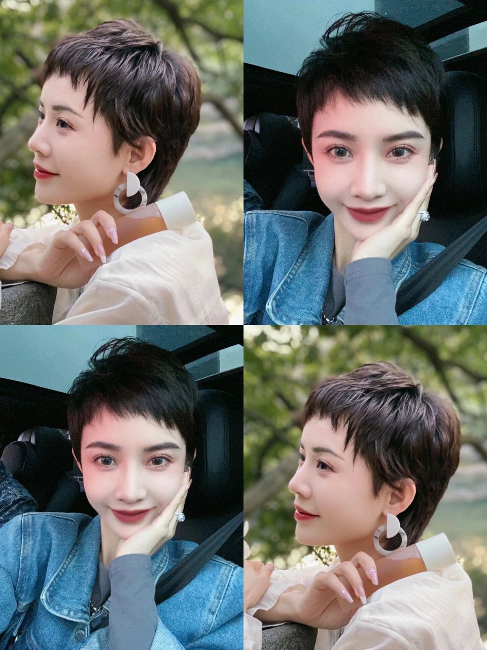 短发2023 太喜欢这个短发了,小脸长脸的女生焊头上||2023甜 酷感短发