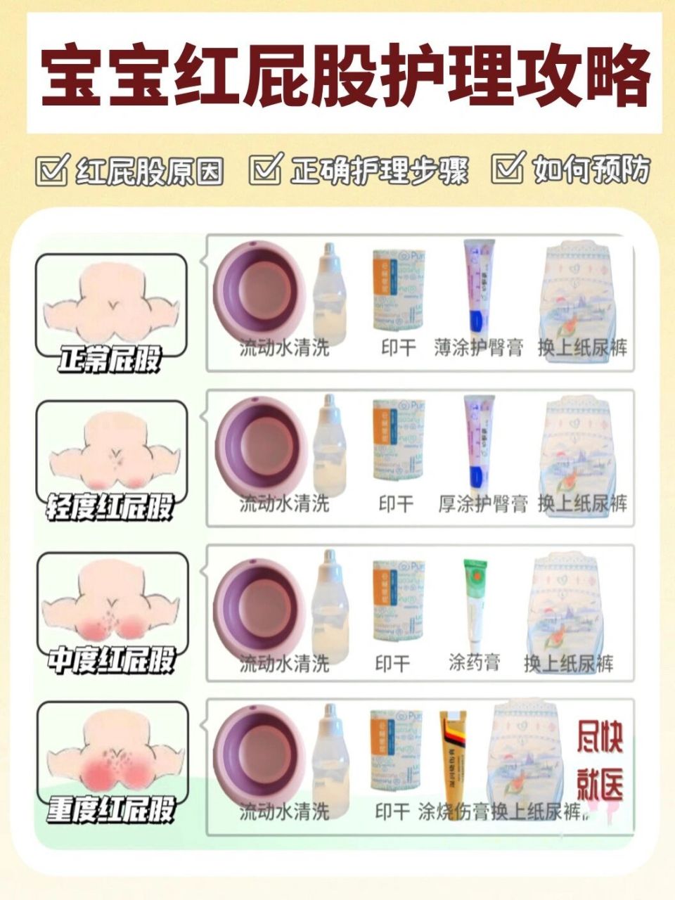 红屁股大作战|实用护理攻略92几招就搞定73