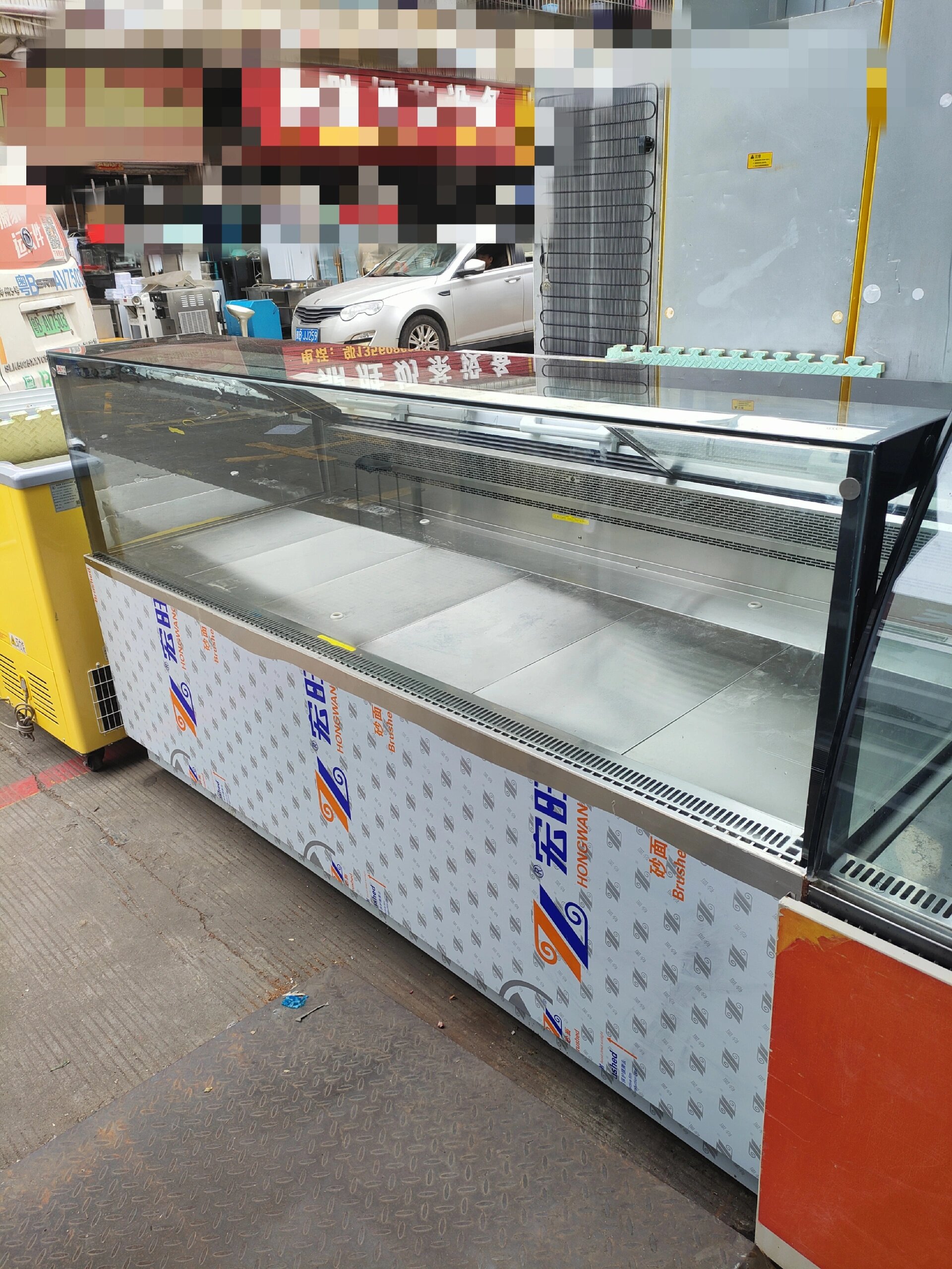 转让千年品牌熟食展示柜,保鲜冷藏展示柜