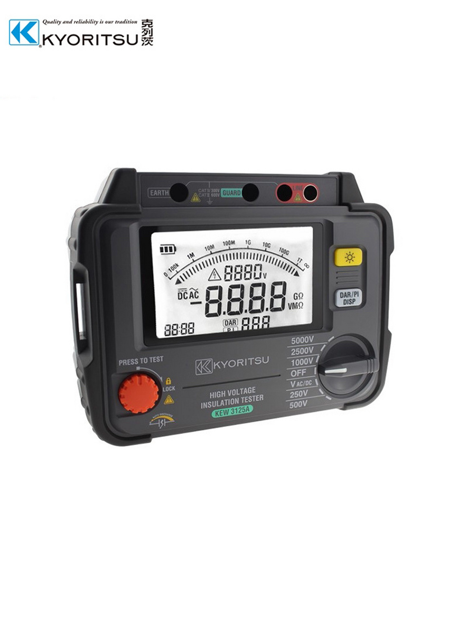 日本共立/克列茨绝缘电阻测试仪3125a 这款仪表品质好,功能丰富,有