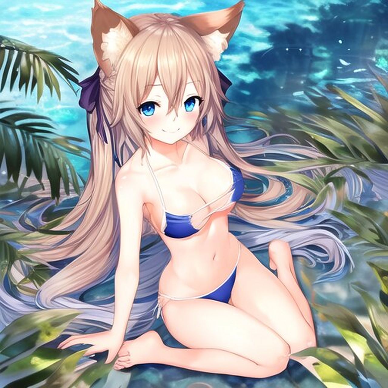 泳衣二次元小姐姐