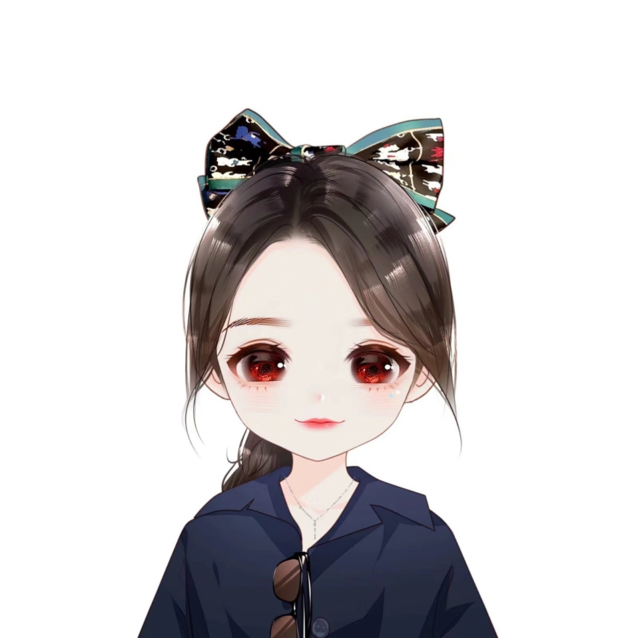 俏皮可爱呆萌可人的手绘微信头像女生头像 96 适合小仙女用的微信