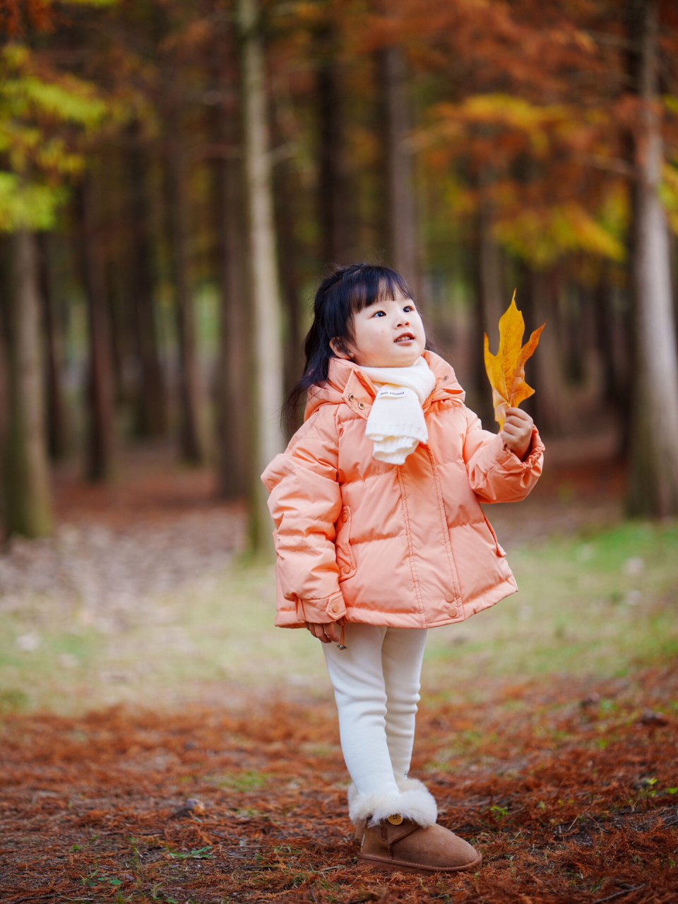 ootd|这个穿羽绒服的小女孩背影好可爱7615 冬日氛围感必须是羽绒