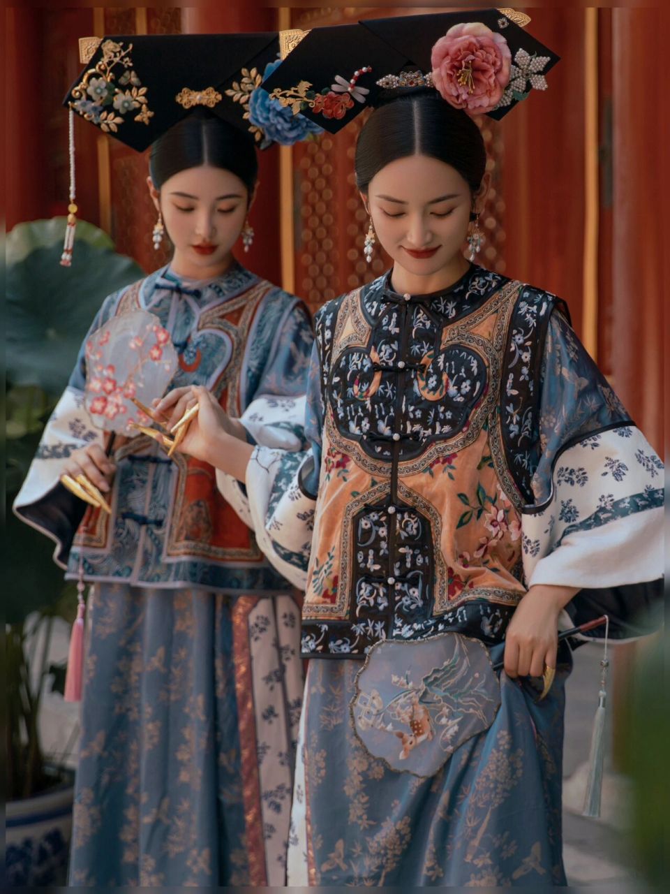 故宫|高质感清宫风写真,美的让姐妹俩心动 拍摄·造型·服装:虞小姐