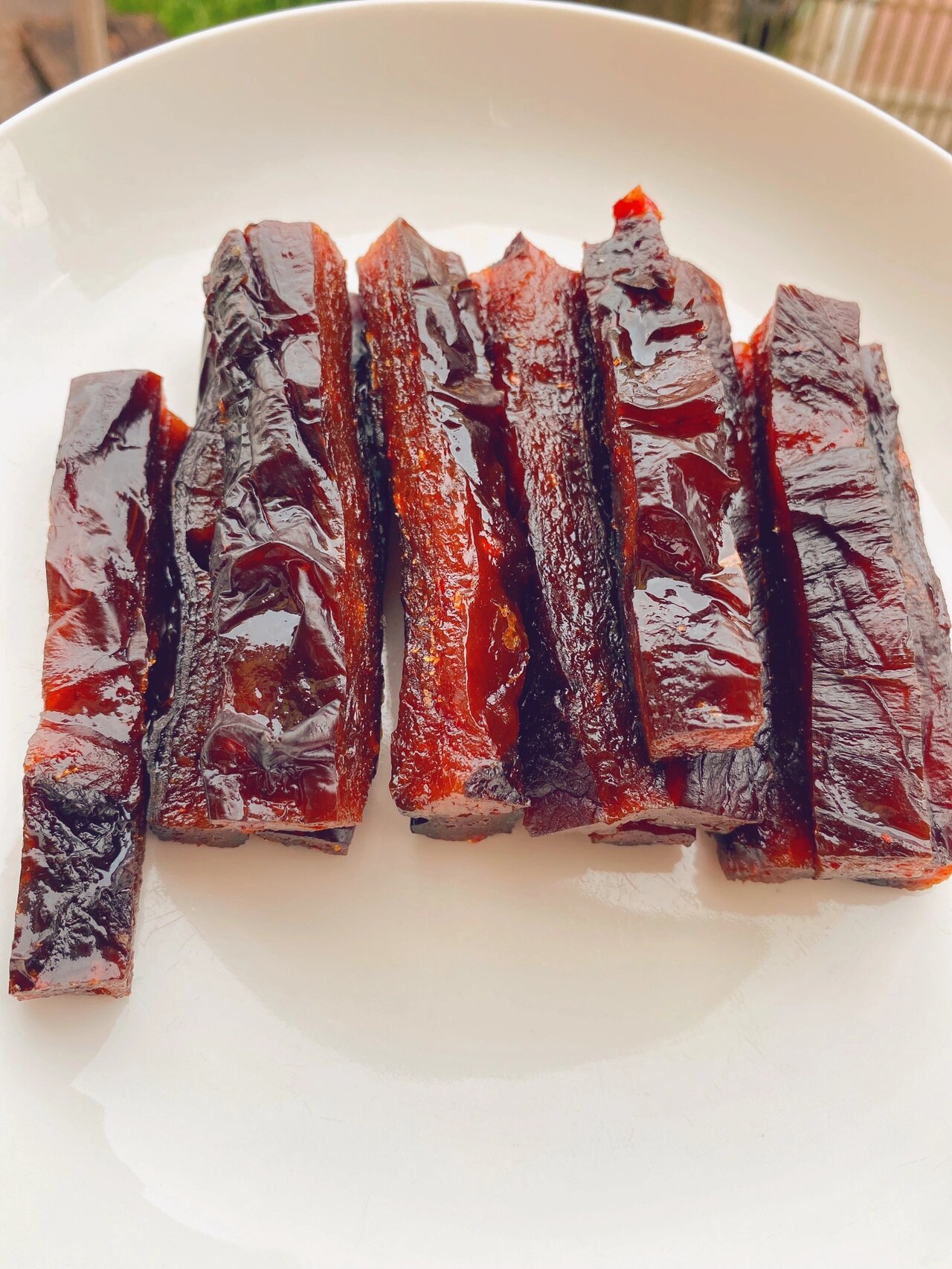 上饶美食 茄子干 妈妈的味道 纯手工做的茄子干,茄子加糯米粉微辣,有