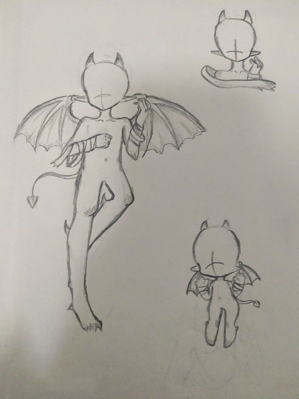 一些恶魔动作素材