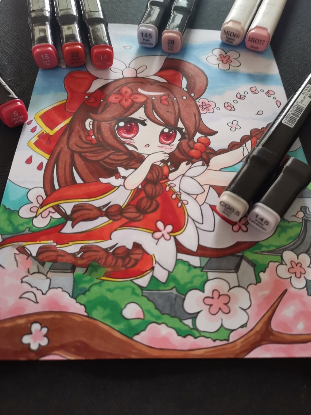 迷你世界花小楼马克简笔画绘画画的日常教程