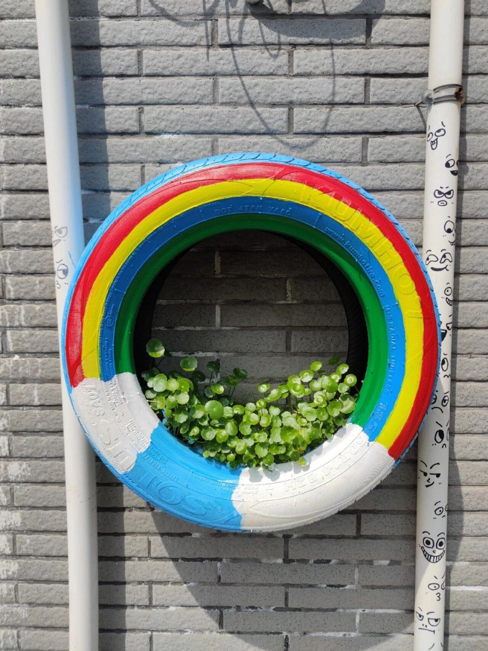 幼儿园户外环创—轮胎设计