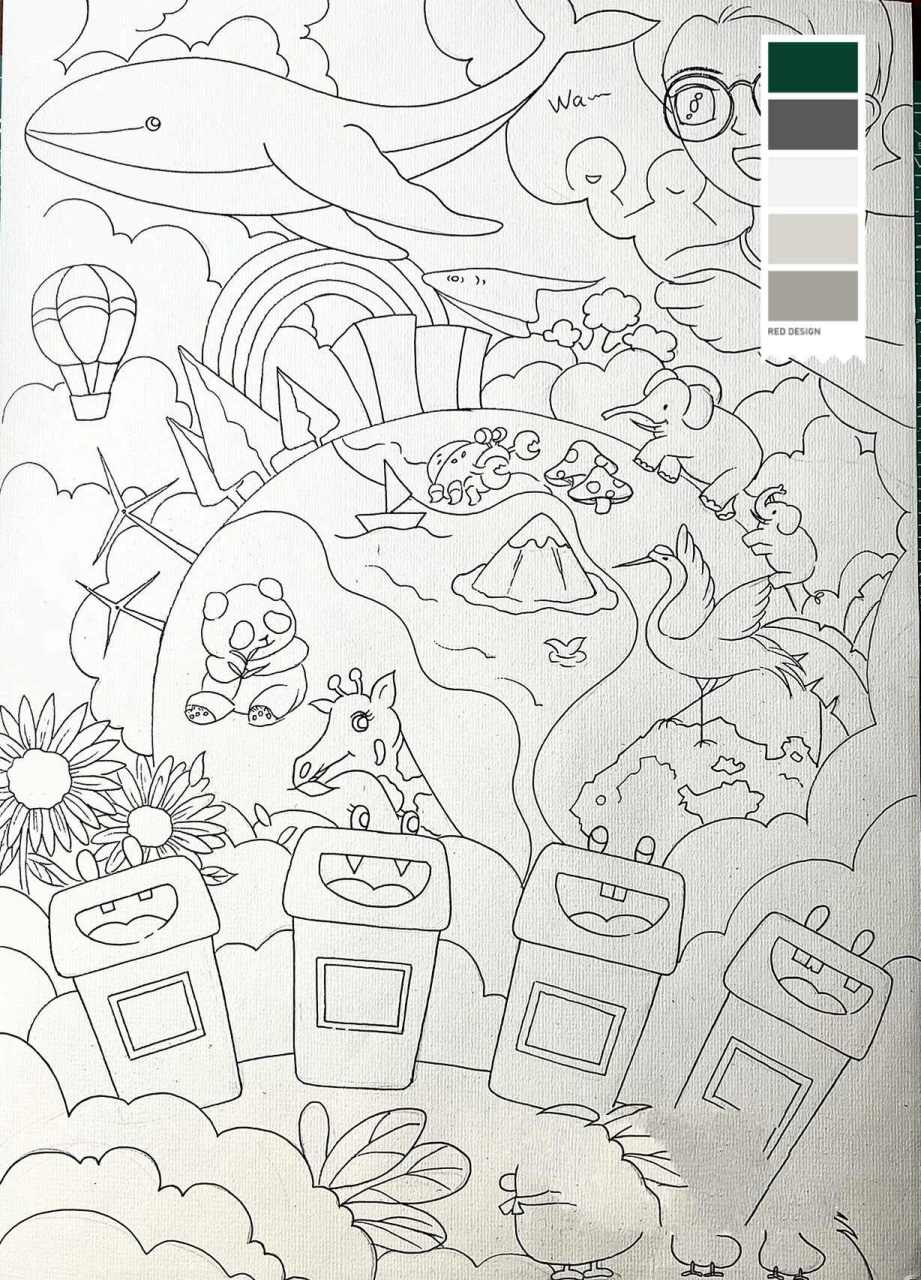 环保主题 同一个地球,绿色家园