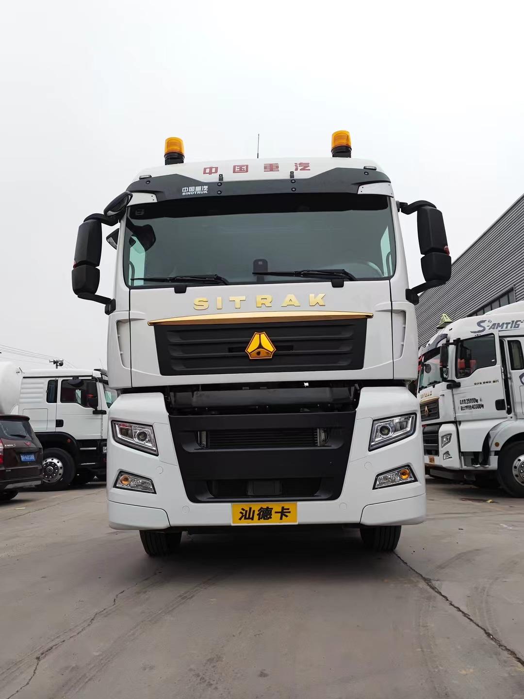 出口汕德卡c7h;牵引车;6×4,曼机480,手动挡;气囊桥 新曼白;汕德卡c7h