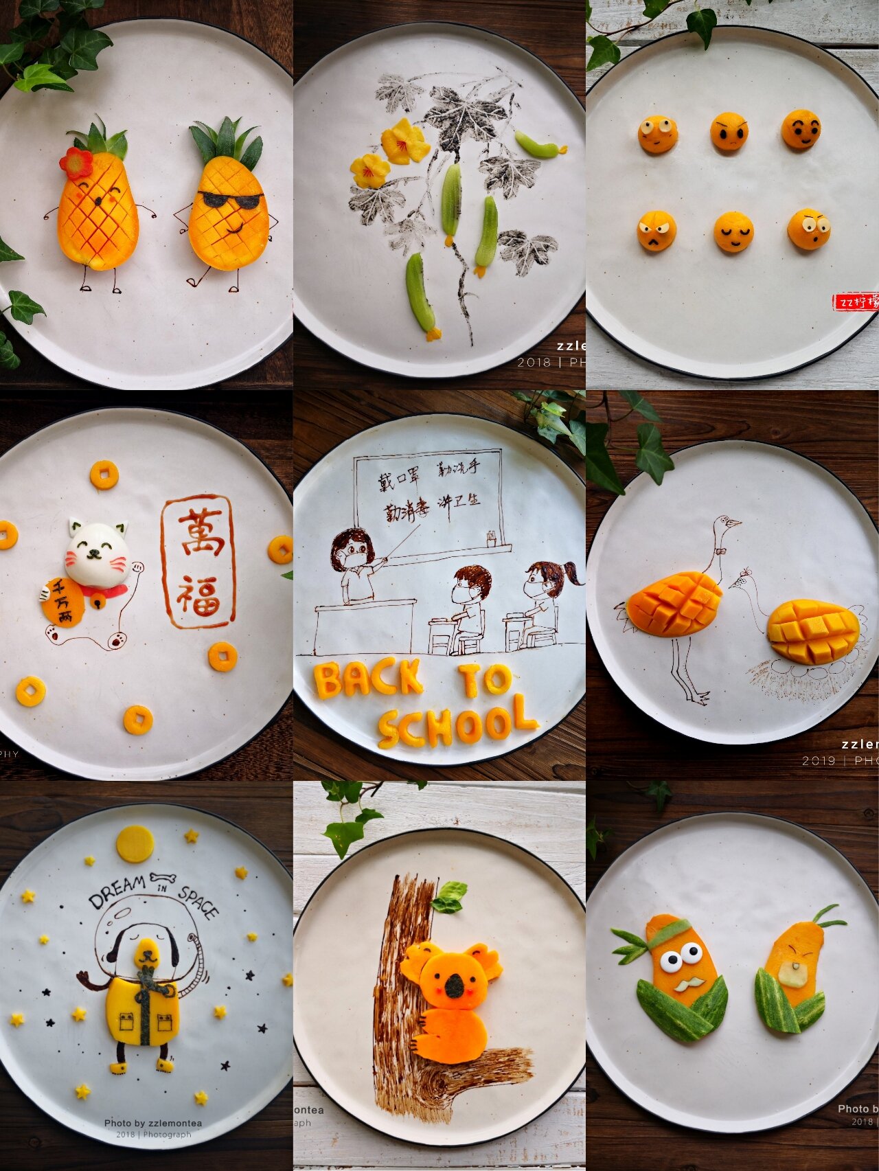 餐盘画|芒果摆盘合集 芒果03里最喜欢小台芒,大小味道都合我意97