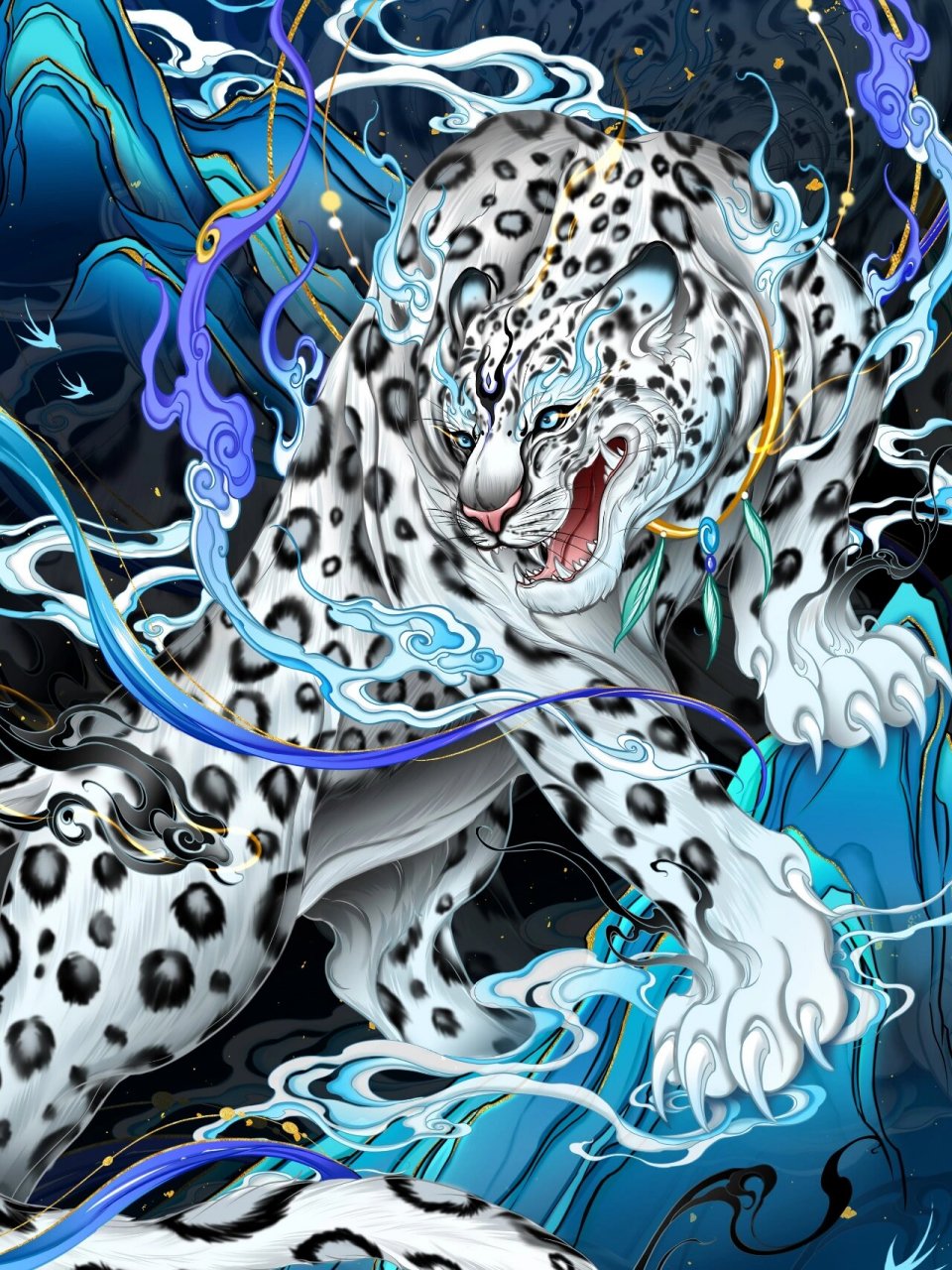 【山海经 孟极】 北方山脉,再向北二百八十里,有座石者山,山上草木不