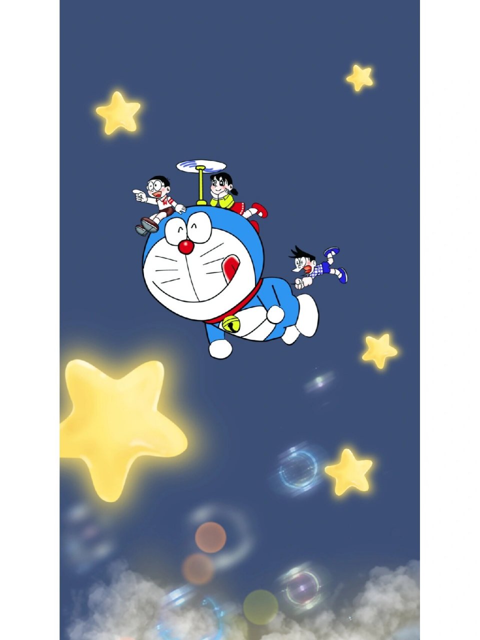 哆啦a梦壁纸机器猫蓝胖子主屏锁屏聊天背景