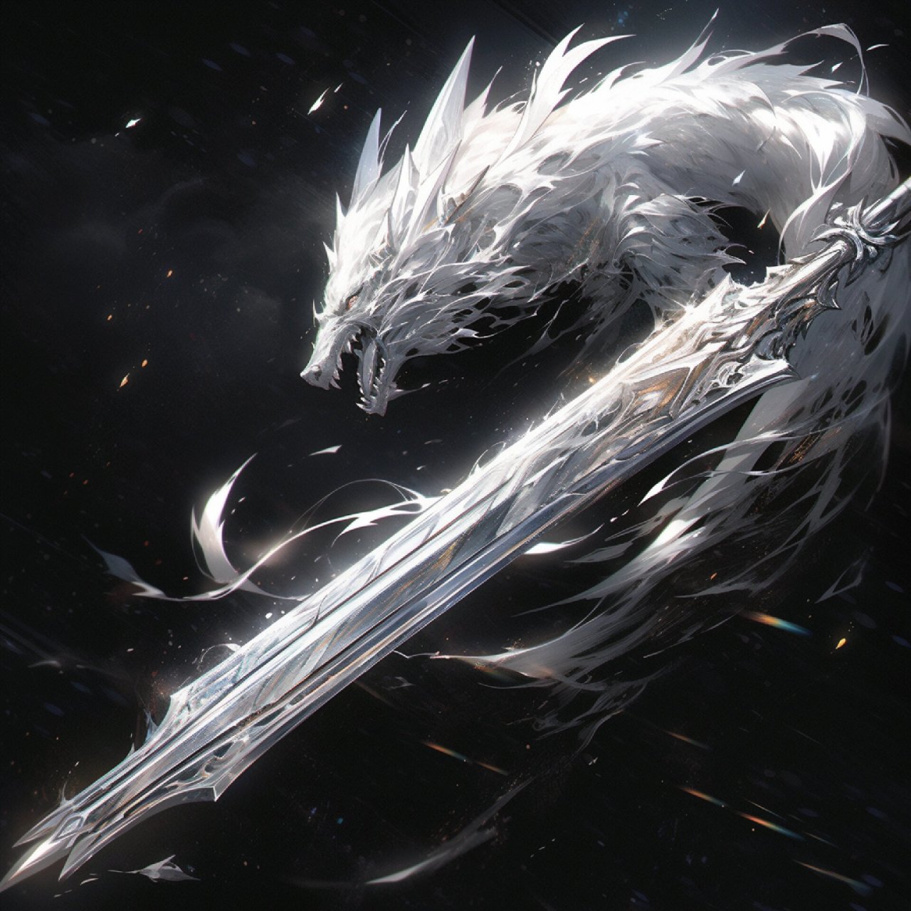 【上古神器】龙狐白剑 在古老的修真界中,有一把传说中的神剑,名为"龙