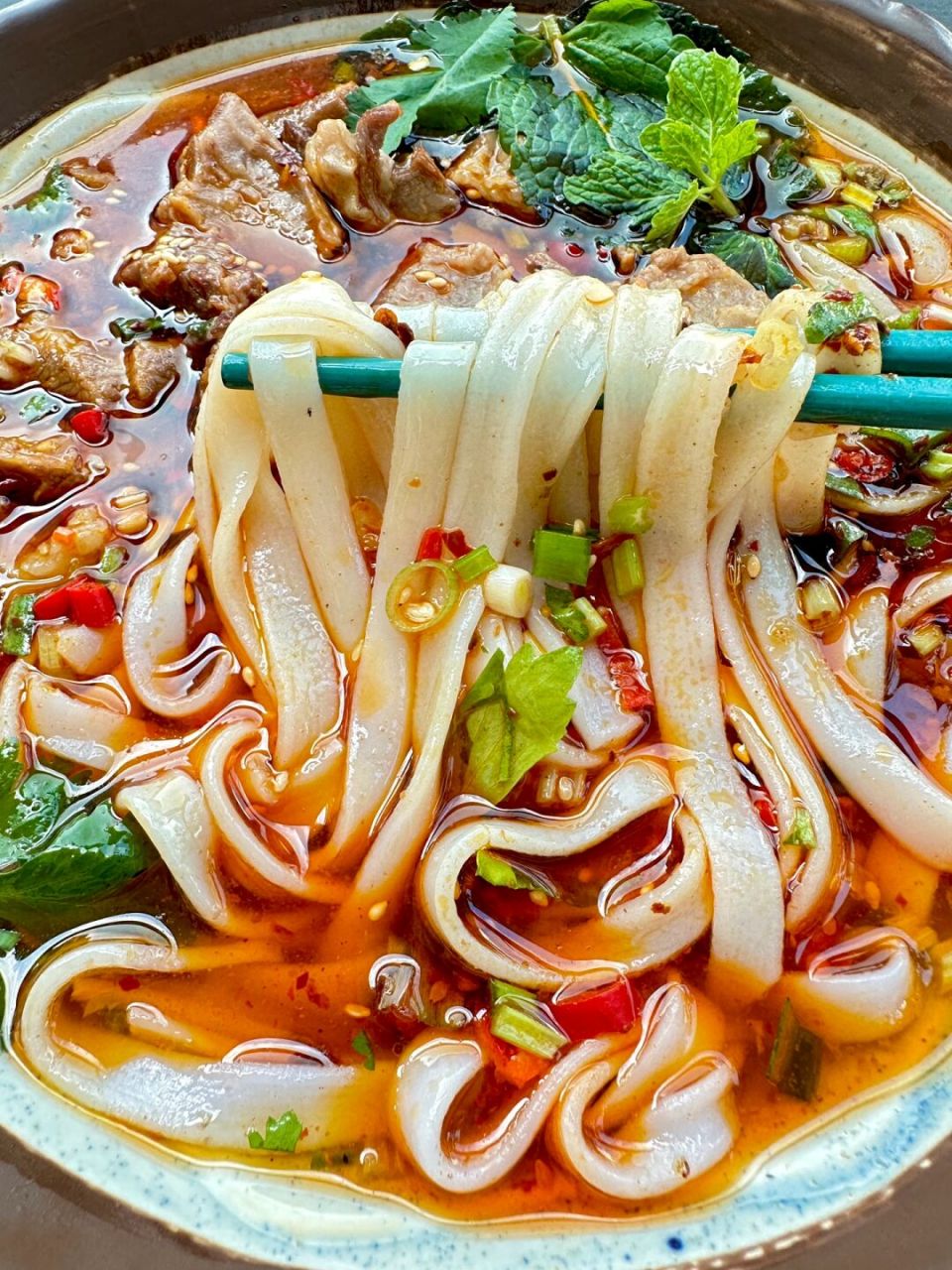 这味道简直绝配…… 今日分享 嗦粉系列【牛肉河粉】 🈶食材:牛腩