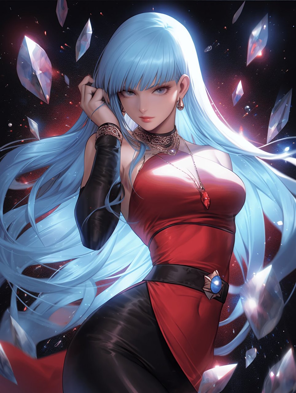 手机壁纸|拳皇——冰女库拉