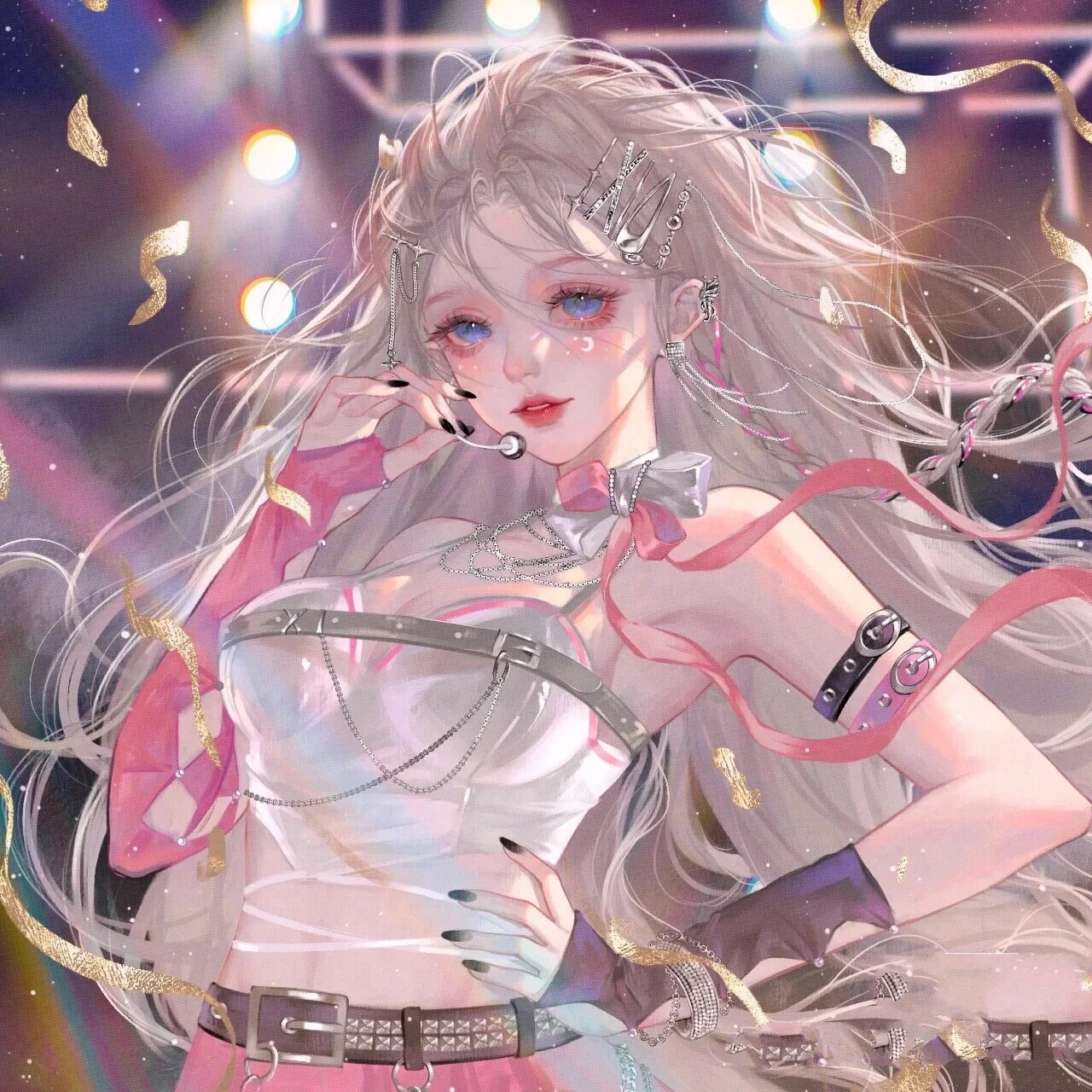 酷炫唱歌女明星头像来啦!