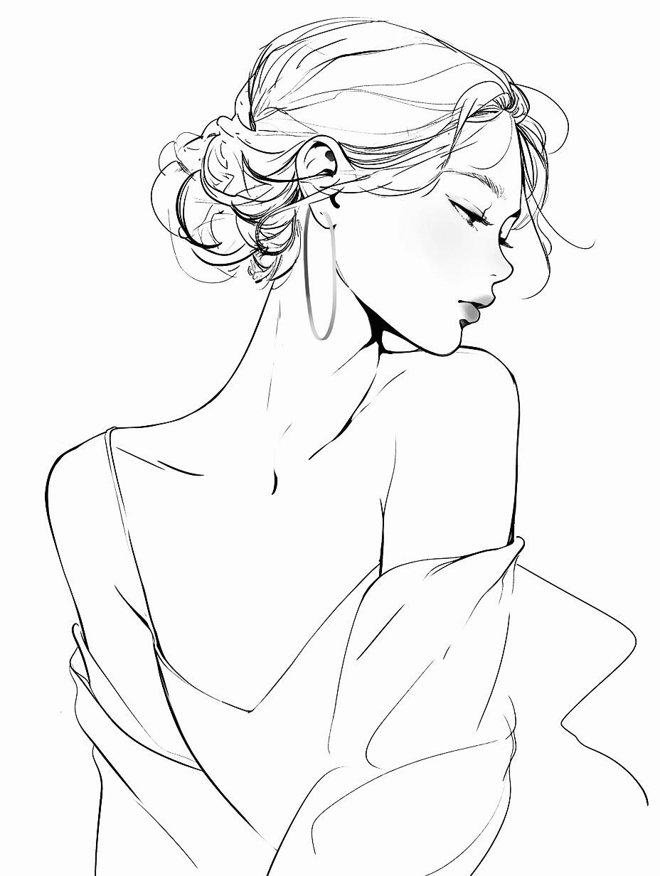 优美的线条·优雅的女孩