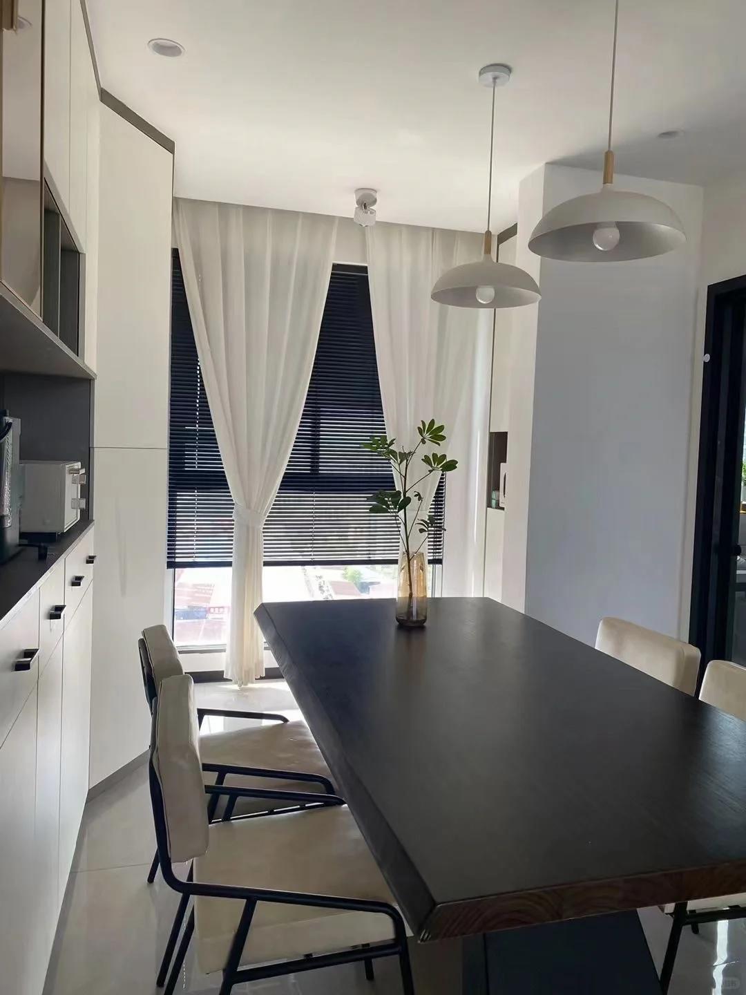 餐厅窗帘纱帘大气又美丽🤩