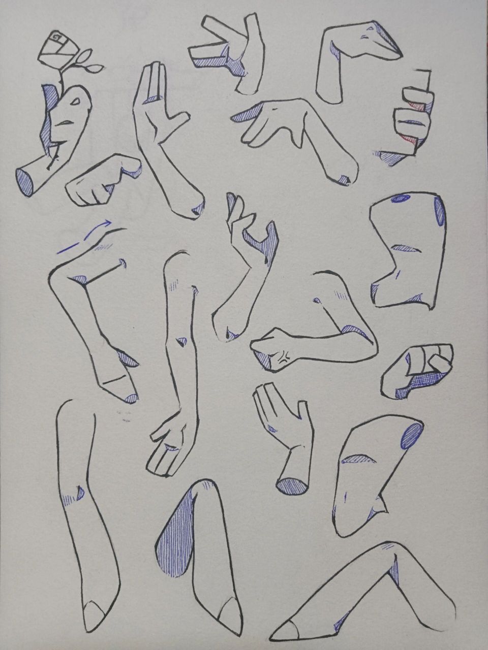 一些柴的肢体练习,可以拿去做参考 主要是太多人要柴的手部教程啦