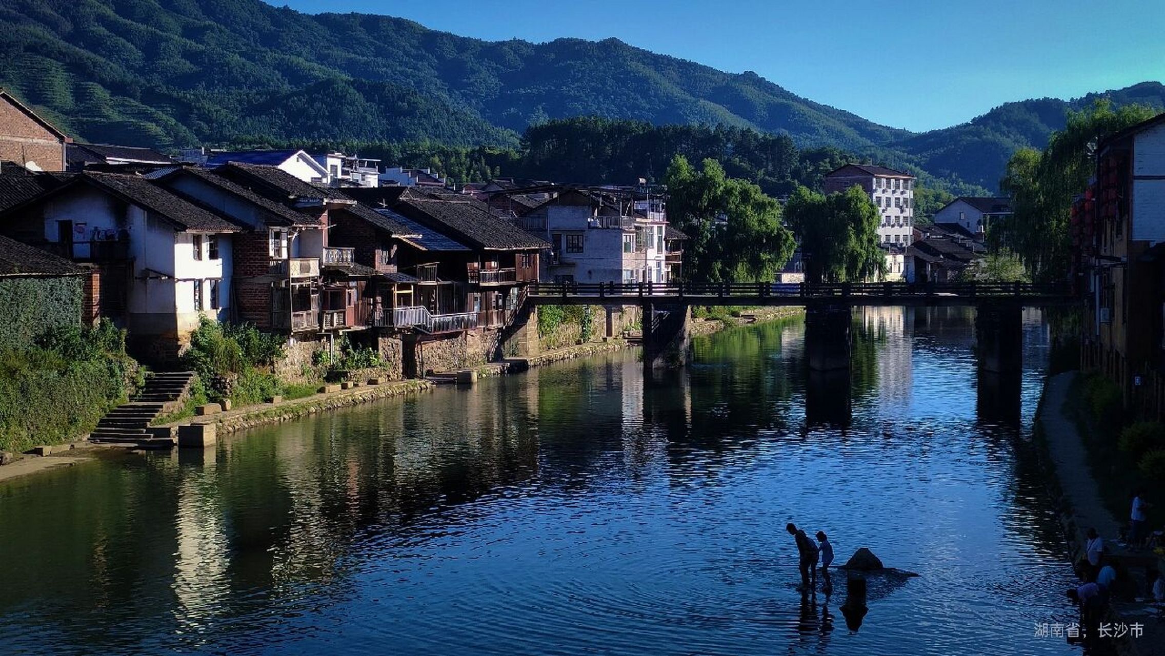 浏阳白沙古镇,约500余年历史.