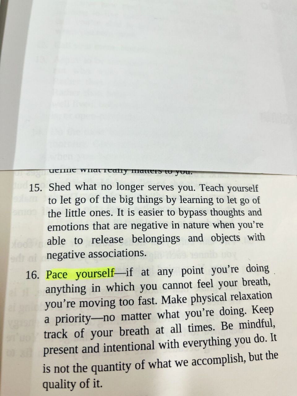 7315 pace yourself-if at any point you